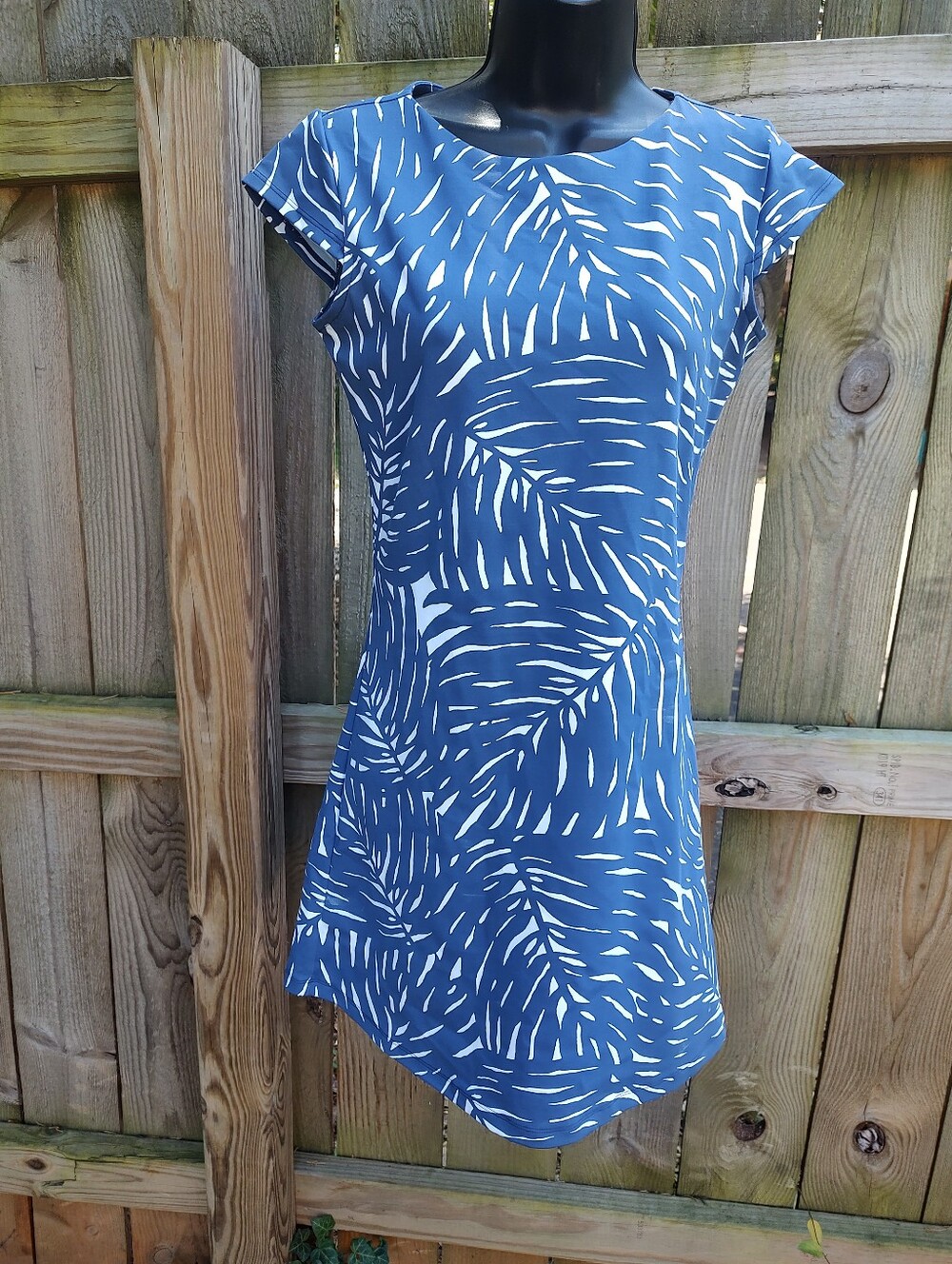 Mahi Gold Nylon Stretch Resort Vacation Summer Pull Over Dress Size XS